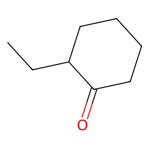 2-Ethylcyclohexanone structure