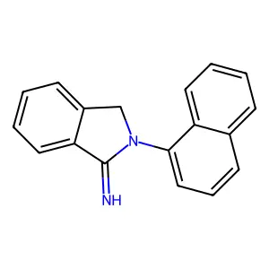 2-naphthalen-1-yl-3H-isoindol-1-imine structure
