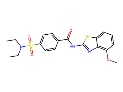 4-(diethylsulfamoyl)-N-(4-methoxy-1,3-benzothiazol-2-yl)benzamide structure