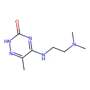 5-(2-Dimethylamino-ethylamino)-6-methyl-2H-[1,2,4]triazin-3-one structure