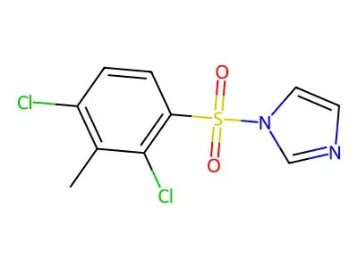 1-(2,4-Dichloro-3-methylphenyl)sulfonylimidazole structure