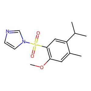 1-(5-Isopropyl-2-methoxy-4-methyl-benzenesulfonyl)-1H-imidazole structure