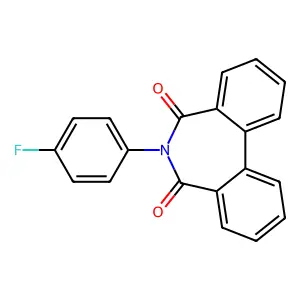 6-(4-Fluorophenyl)benzo[d][2]benzazepine-5,7-dione structure