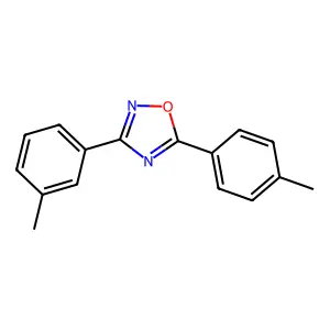 3-(3-Methylphenyl)-5-(4-methylphenyl)-1,2,4-oxadiazole structure