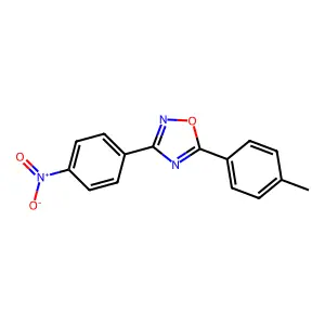 5-(4-Methylphenyl)-3-(4-nitrophenyl)-1,2,4-oxadiazole structure