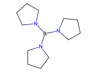 Tris(pyrrolidino)borane structure