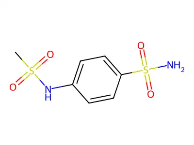4-Methanesulfonylamino-benzenesulfonamide structure
