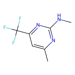 N,4-dimethyl-6-(trifluoromethyl)pyrimidin-2-amine structure