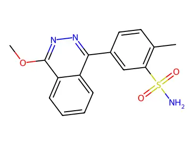 5-(4-Methoxyphthalazin-1-yl)-2-methylbenzenesulfonamide structure