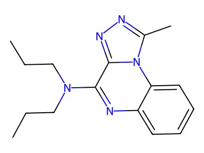 1-methyl-N,N-dipropyl-[1,2,4]triazolo[4,3-a]quinoxalin-4-amine structure