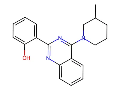 2-[4-(3-Methylpiperidin-1-yl)quinazolin-2-yl]phenol structure