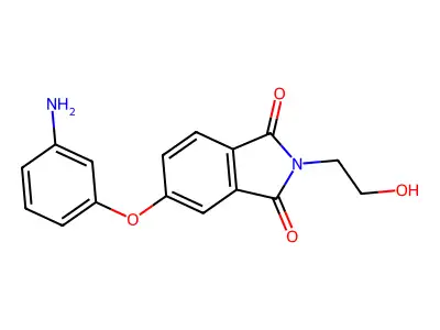5-(3-Aminophenoxy)-2-(2-hydroxyethyl)isoindole-1,3-dione structure