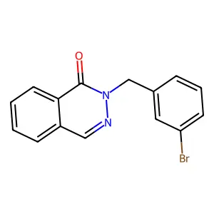 2-(3-bromobenzyl)phthalazin-1(2H)-one structure