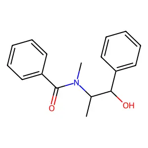 N-[(1S,2S)-1-hydroxy-1-phenylpropan-2-yl]-N-methylbenzamide structure
