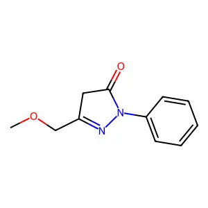5-(Methoxymethyl)-2-phenyl-2,4-dihydro-3H-pyrazol-3-one structure