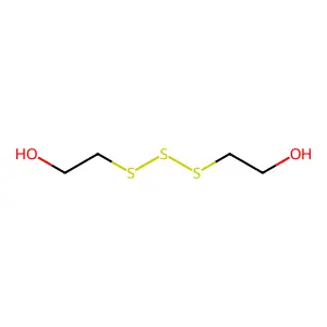 Bis(2-hydroxyethyl) trisulfide structure