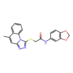 C20H16N4O3S structure