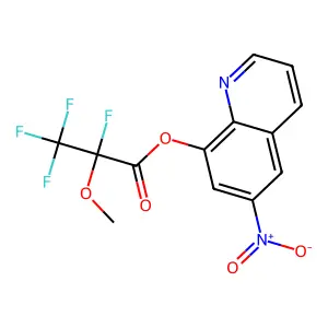 6-Nitroquinolin-8-yl 2,3,3,3-tetrafluoro-2-methoxypropanoate structure