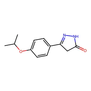 2,4-Dihydro-5-[4-(1-methylethoxy)phenyl]-3h-pyrazol-3-one structure