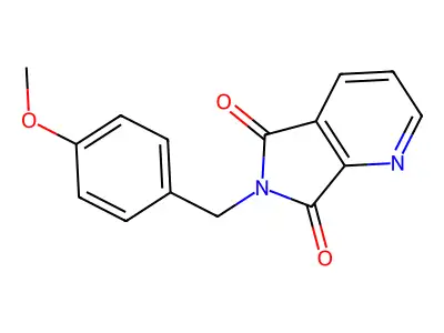 6-[(4-Methoxyphenyl)methyl]pyrrolo[3,4-b]pyridine-5,7-dione structure