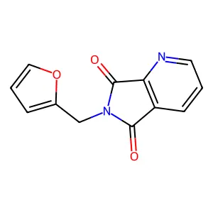 6-(Furan-2-ylmethyl)pyrrolo[3,4-b]pyridine-5,7-dione structure