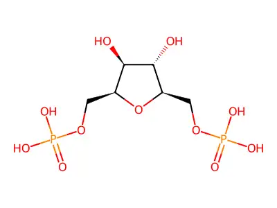 2,5-脱水-D-葡萄糖醇-1,6-二磷酸 structure