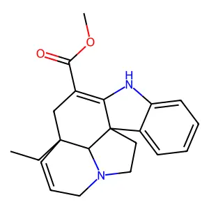 水甘草碱 structure
