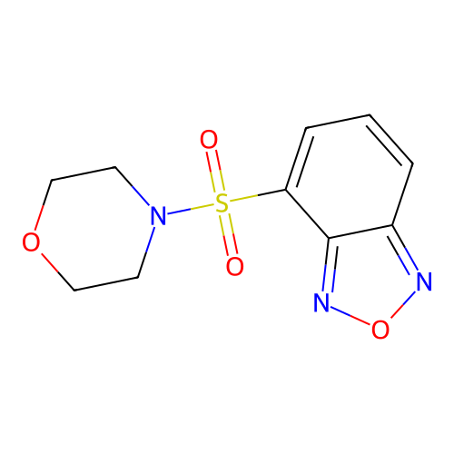 4-(Morpholin-4-ylsulfonyl)-2,1,3-benzoxadiazole structure