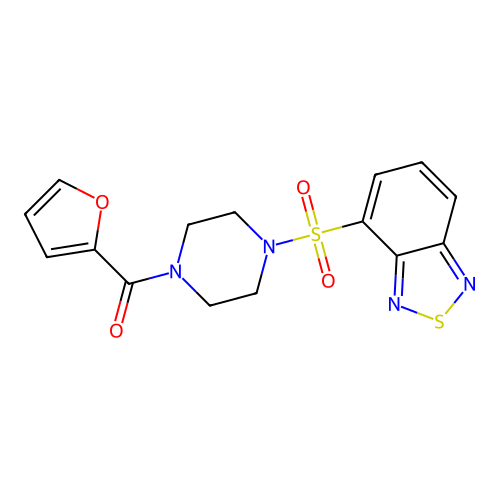4-{[4-(2-Furoyl)piperazin-1-yl]sulfonyl}-2,1,3-benzothiadiazole structure