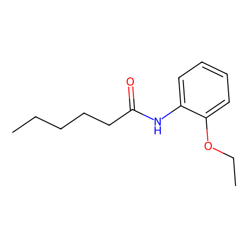 N-(2-ethoxyphenyl)hexanamide structure
