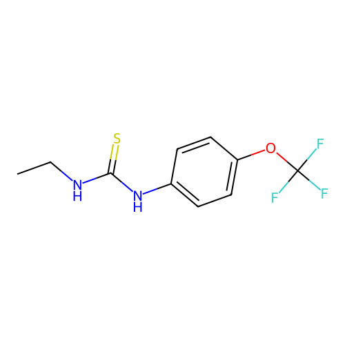 1-Ethyl-3-[4-(trifluoromethoxy)phenyl]thiourea structure