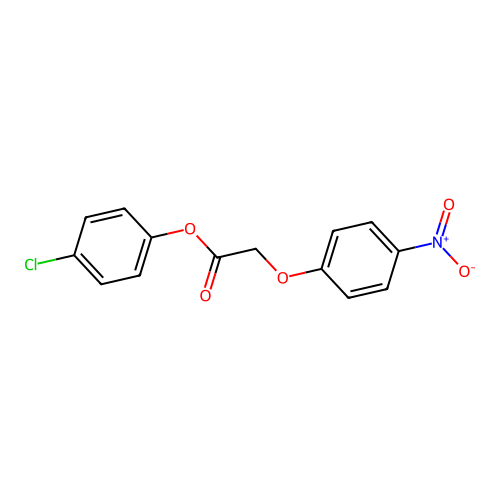 4-Chlorophenyl (4-nitrophenoxy)acetate structure