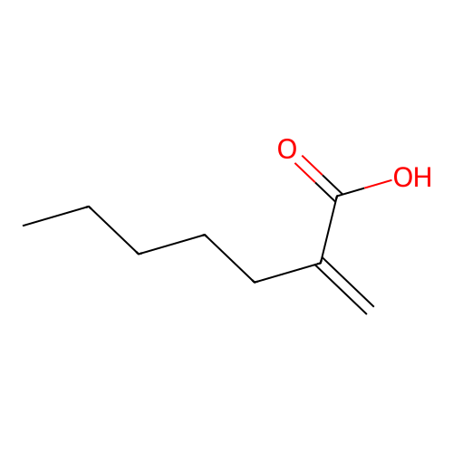 alpha-Pentylacrylic Acid structure
