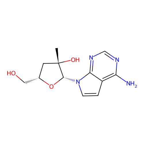 7-(3-Deoxy-2-C-methyl- structure