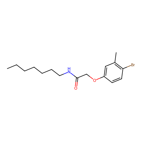 2-(4-溴-3-甲基苯氧基)-N-基乙酰胺 structure