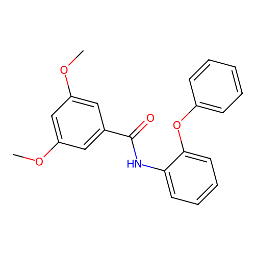 3,5-dimethoxy-N-(2-phenoxyphenyl)benzamide structure