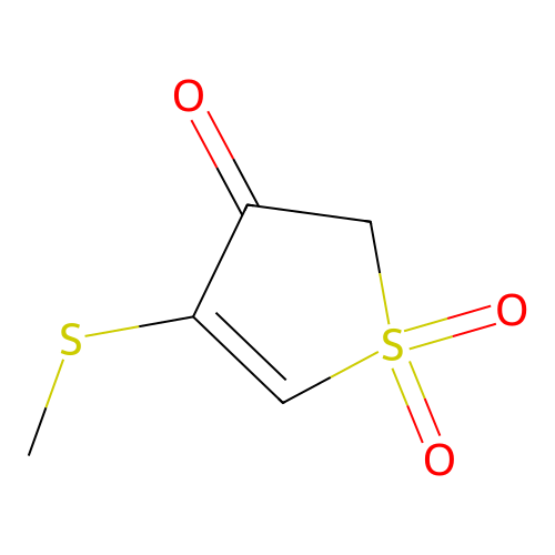 4-Methylthio-2-hydrothiophene-1,1,3-trione structure