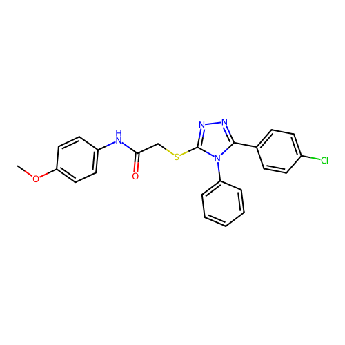 C23H19ClN4O2S structure
