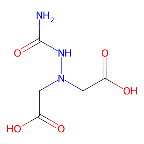 2-[(Aminocarbonylamino)(carboxymethyl)amino]acetic acid structure