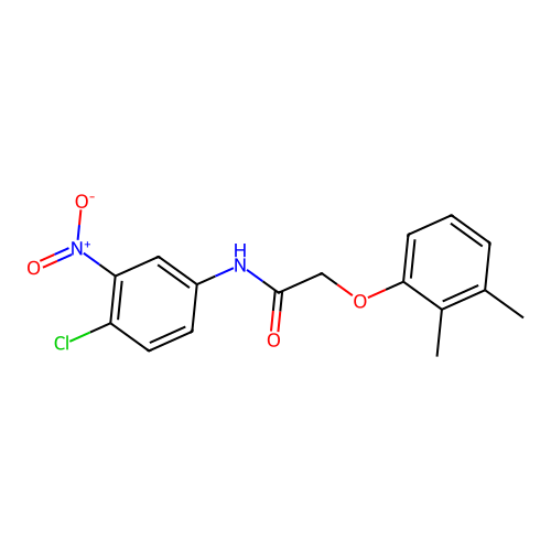 N-(4-chloro-3-nitrophenyl)-2-(2,3-dimethylphenoxy)acetamide structure