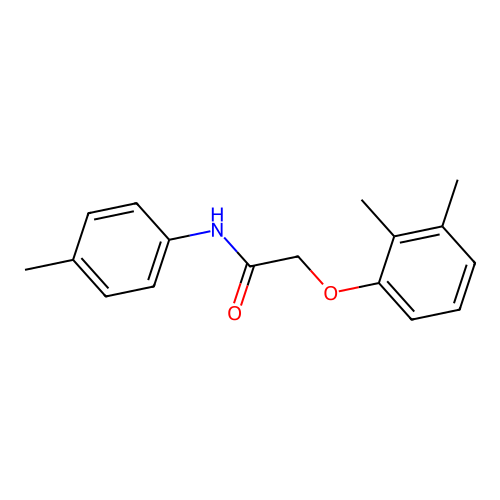 2-(2,3-dimethylphenoxy)-N-(4-methylphenyl)acetamide structure