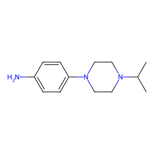 4-[4-(Propan-2-yl)piperazin-1-yl]aniline structure