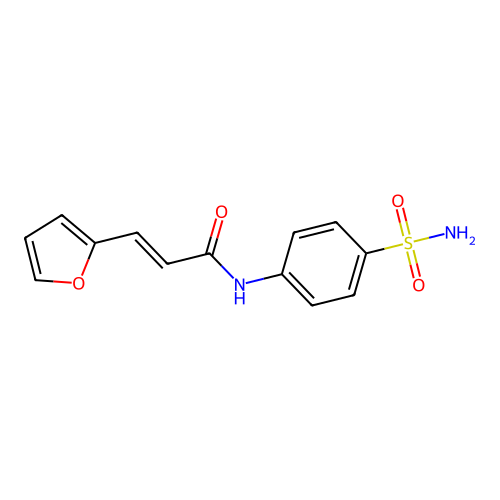 3-呋喃-2-基-N-(4-氨磺酰基苯基)丙烯酰胺 structure