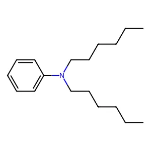 N,N-Dihexylaniline structure
