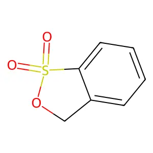 3H-2,1-苯并氧硫杂环戊烯1,1-二氧化物 structure