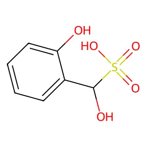 Hydroxy(2-hydroxyphenyl)methanesulfonic acid structure