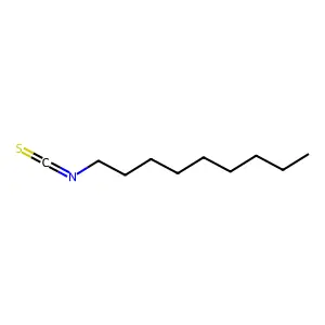 Nonyl isothiocyanate structure