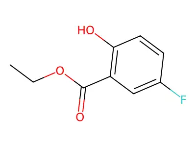 Ethyl 5-fluoro-2-hydroxybenzoate structure