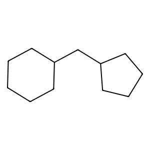 (Cyclopentylmethyl)cyclohexane structure