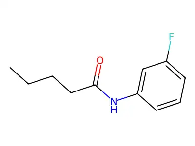 N-(3-fluorophenyl)pentanamide structure